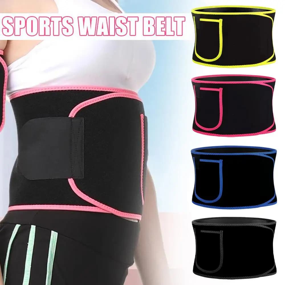 Slimming workout belt for women Reinforcing workout belt for sweat for running in the gym Trimmer for controlling the belly and shaping the body