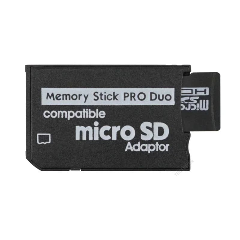 1 pz Mini Memory Stick Pro Duo Lettore di schede Adattatore per scheda Micro SD TF a MS per convertitore PSP