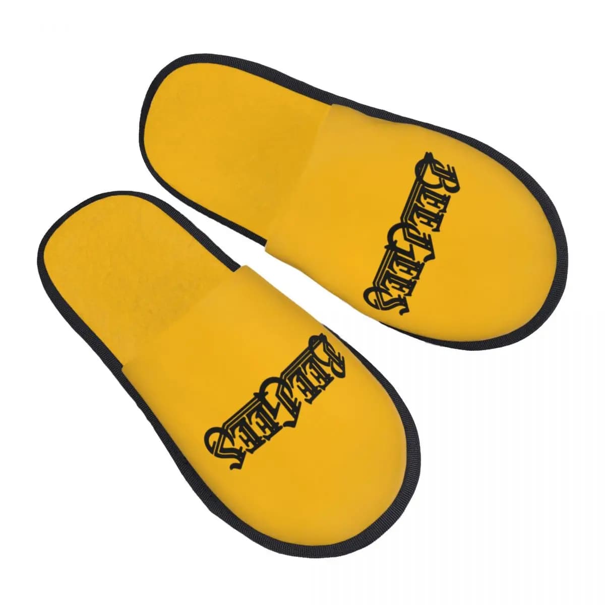 Women's Slippers with Bee Gees Band print, comfortable and warm, in memory foam, soft, for indoor and outdoor