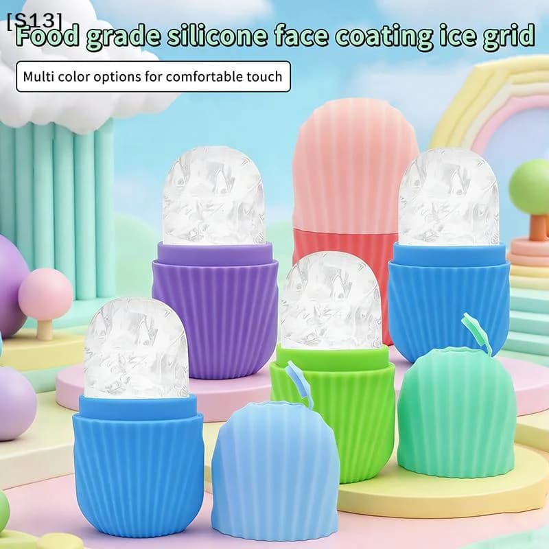 Silicone Trays Facial Eye Roller Ice Ball Beauty Face Lifting Massager Contouring Reduce Skin Care Tool Reusable[Q]Q@