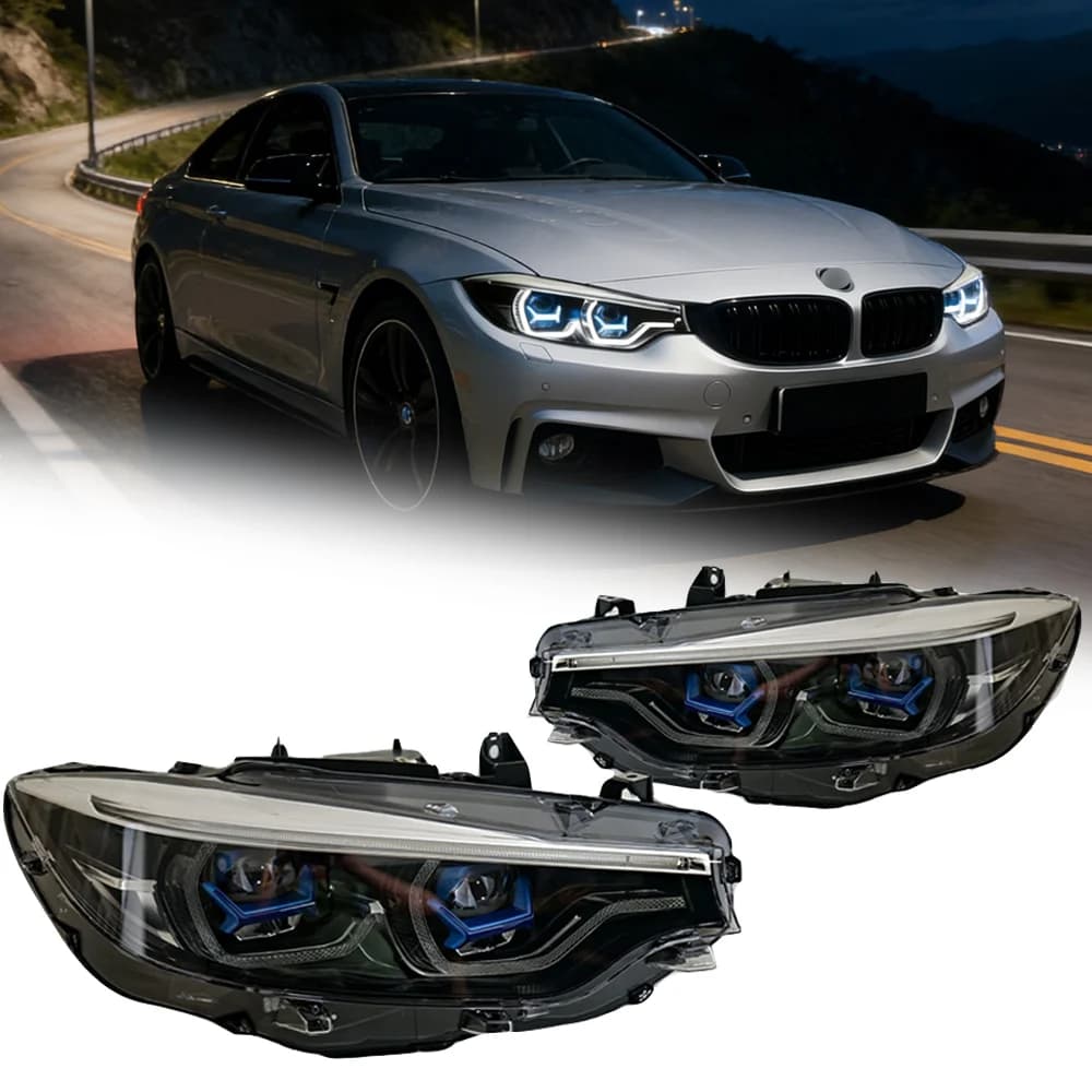 Fari anteriori TYPY per BMW Serie 4 F32 F36 2013-2019, proiettore LED, luci diurne, accessori auto