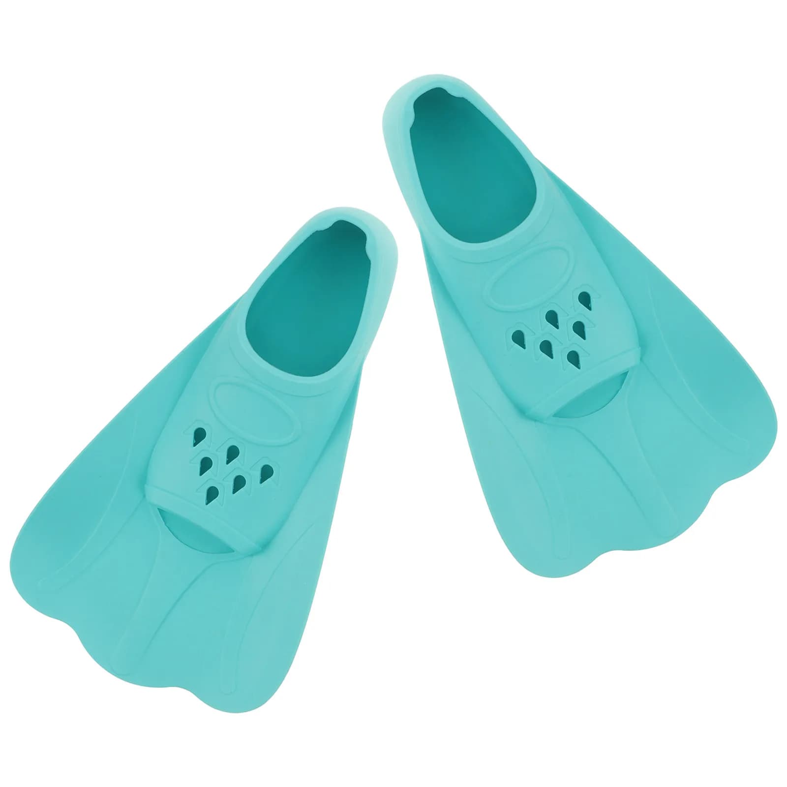 1 Paio di Pinne da Nuoto in Silicone Compatte e Leggere per Adulti, con Lama Corta, per Piscina, Mare, Snorkeling, Immersioni e Allenamento