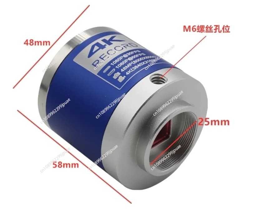 Mini videocamera per microscopio digitale 4K 3840x2160@30FPS 1920x1080@60FPS Uscita video
