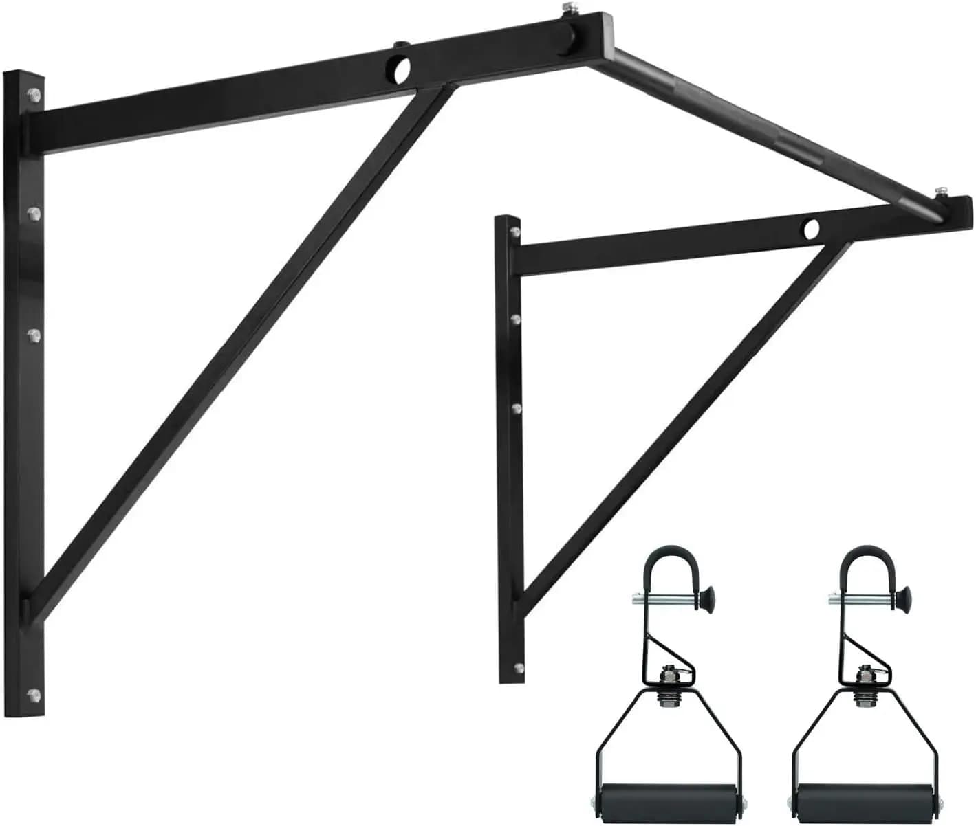 Barra per trazioni a parete per impieghi gravosi-resistenza al soffitto Multi-Grip/supporto per travetti/barra per trazioni per palestra di casa portatile