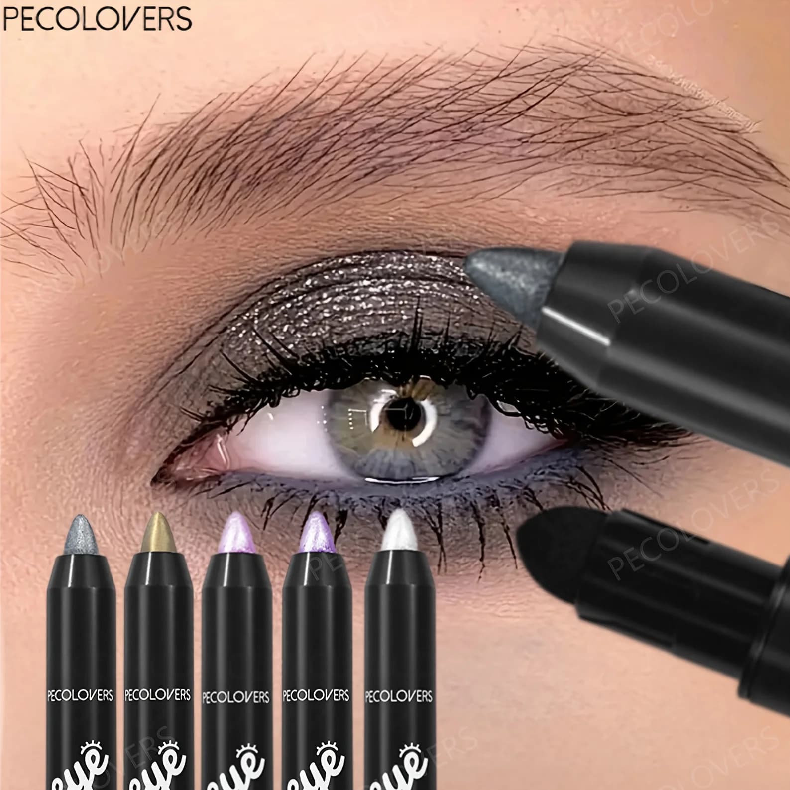 Stick Illuminante per Occhi, Penna Ombretto Glitterata a Lunga Durata, Strumenti per il Trucco, Cosmetici per il Viso