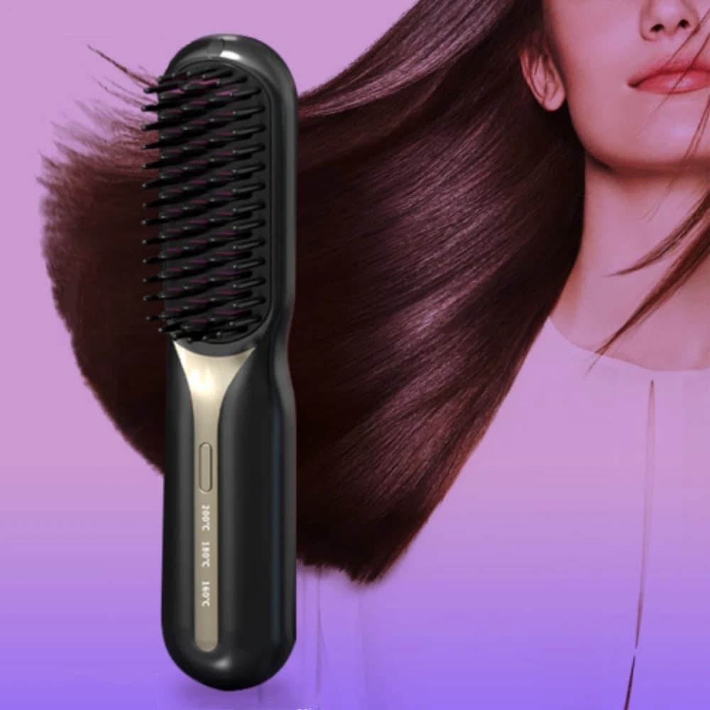 Brush for hair plate comb for hair plate anti-coating for women 20s Styling quick heating for hot wireless comb for home salon