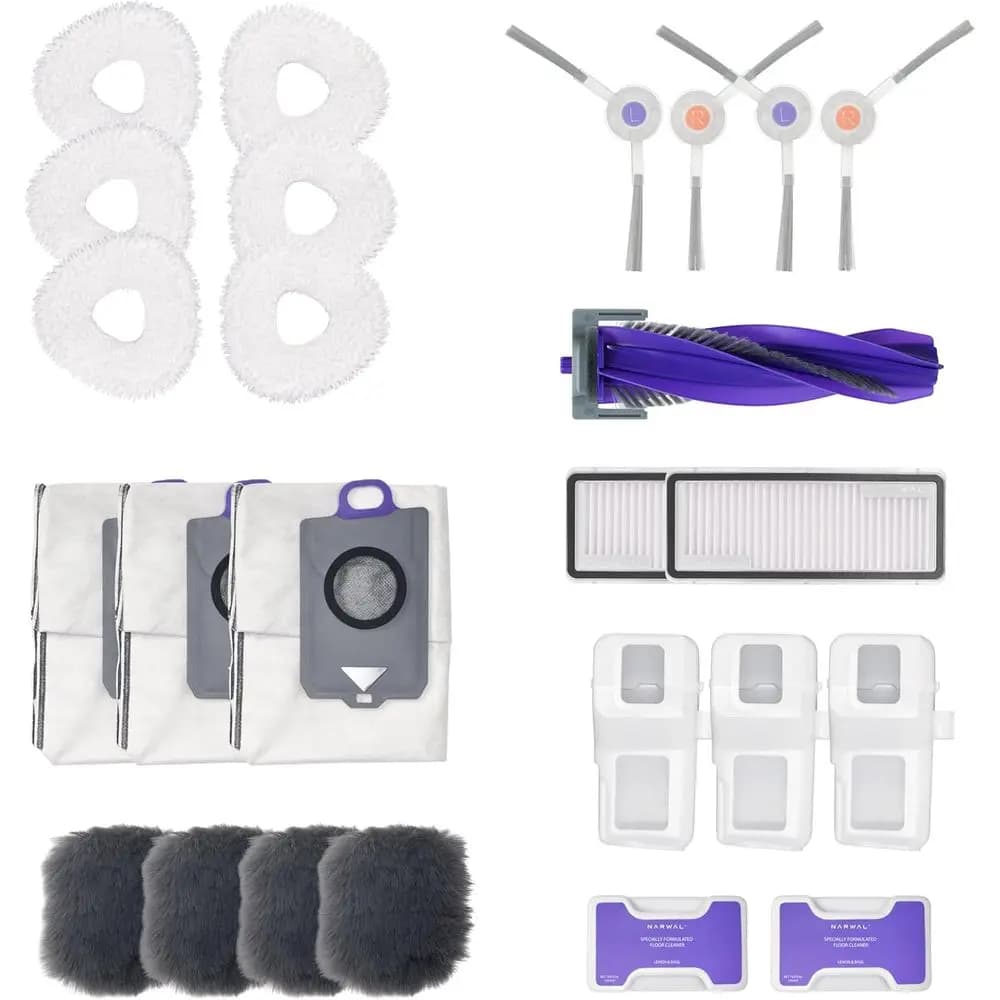 Pack Accessories for Robot Vacuum Cleaner and Washing Machine Reo Z Ultra (Reo Z Ultra, Reo Z10 Ultra)