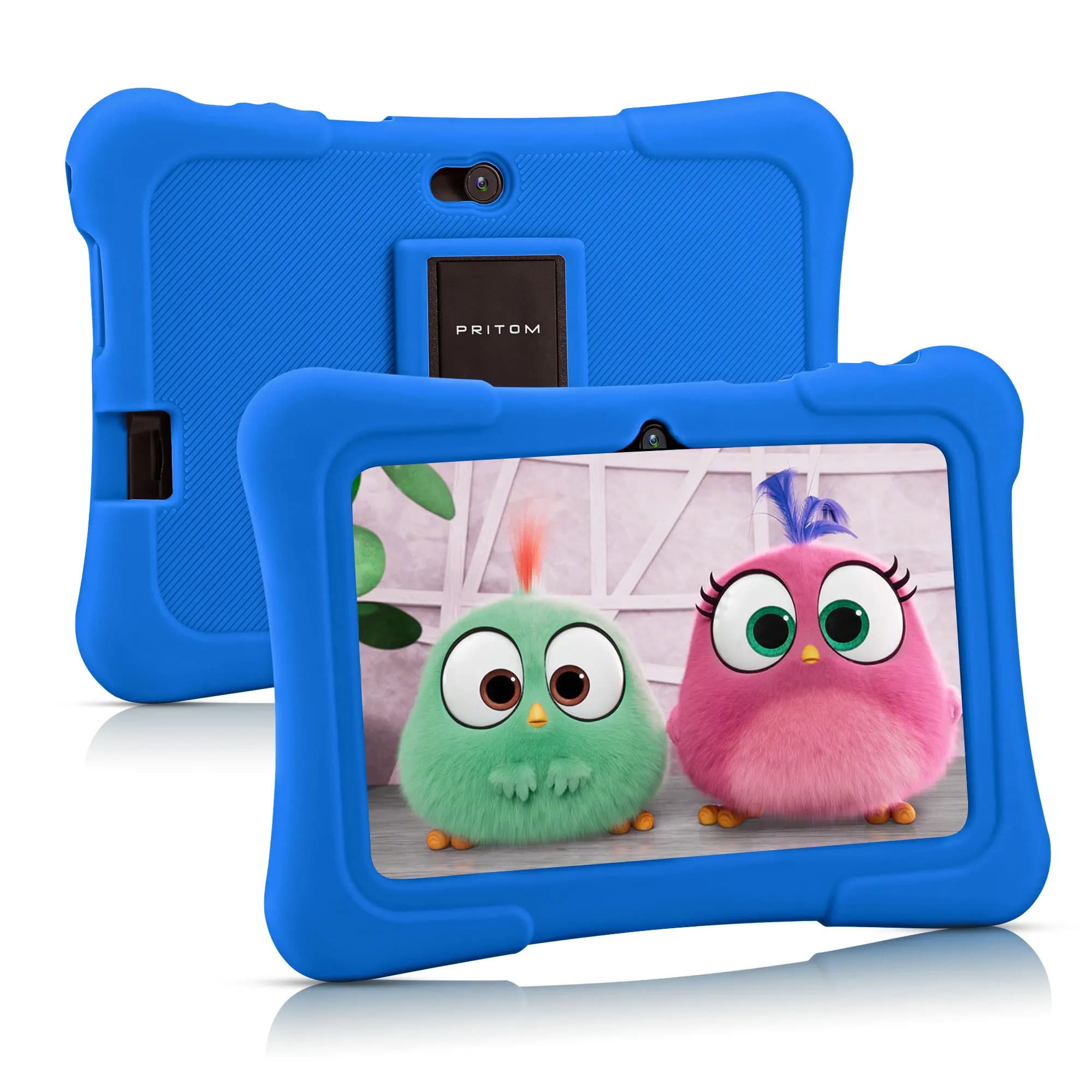PRITOM 7 Inch Tablet Quad Core Android 10 32 GB WiFi Bluetooth Educational software installed