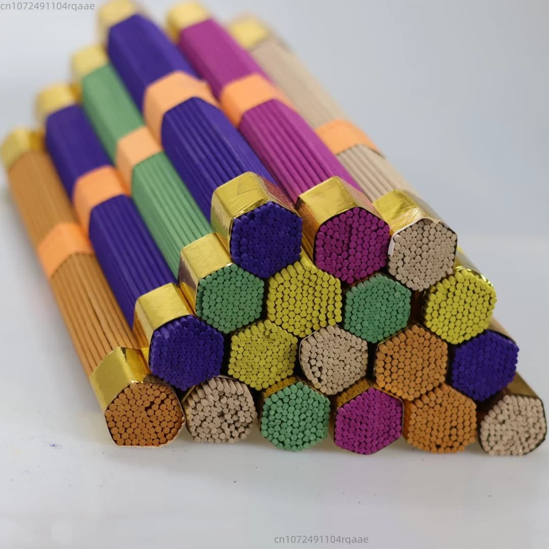 Bastoncini d'Incenso Tibetano Benedetti con Mantra - Legno di Sandalo Naturale per Meditazione, Yoga, Zen, Guarigione Spirituale e Purificazione dell'Aria