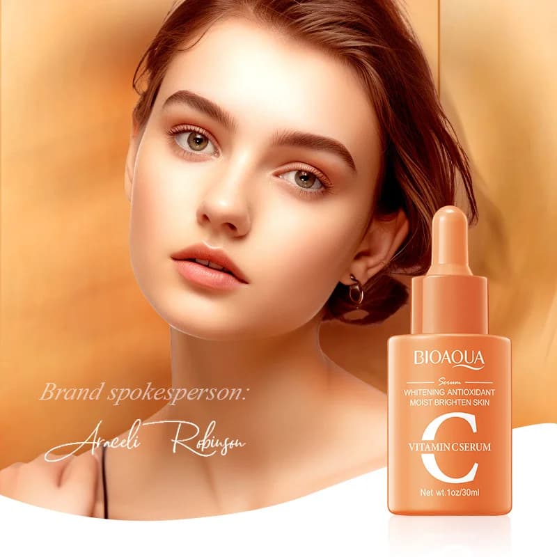 Serum to vitamin C Hydrating Feeding Skin VC Hyaluronic Acid Face Essence Reduce Pores Serum for Face Skin Care Products