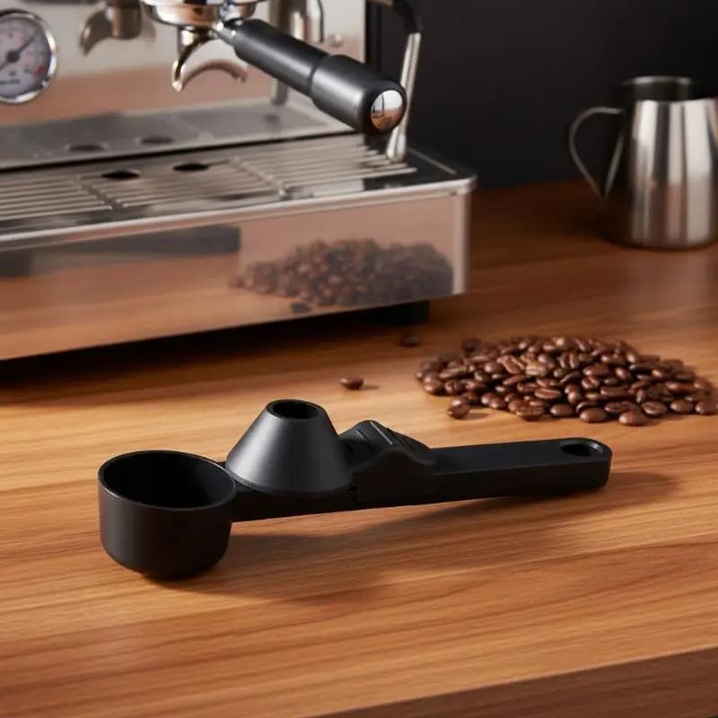 Household Sliding Leakproof Coffee Scoop Reusable Protein Powder Spoon Funnel For Milk Supplements Kitchen Gadgets