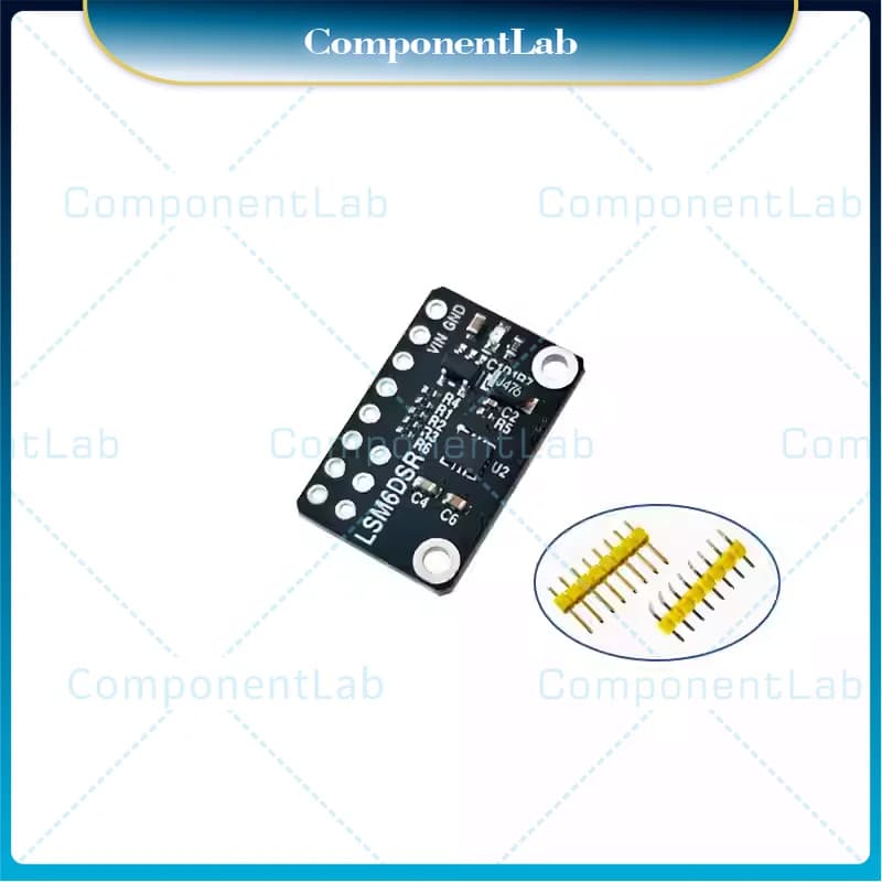 LSM6DSR Module Three-dimensional Angle Sensor, Six-Axes ST gyroscope, Ultra-Veloce Photoelectric Monopoly Assembly, Designated
