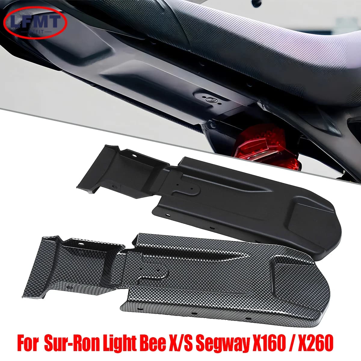 Under Seat Cushion Guard Plate Rear Fender Inner Plate For Sur Ron Light Bee X & S Electric Dirt Bike Modification Spare Parts