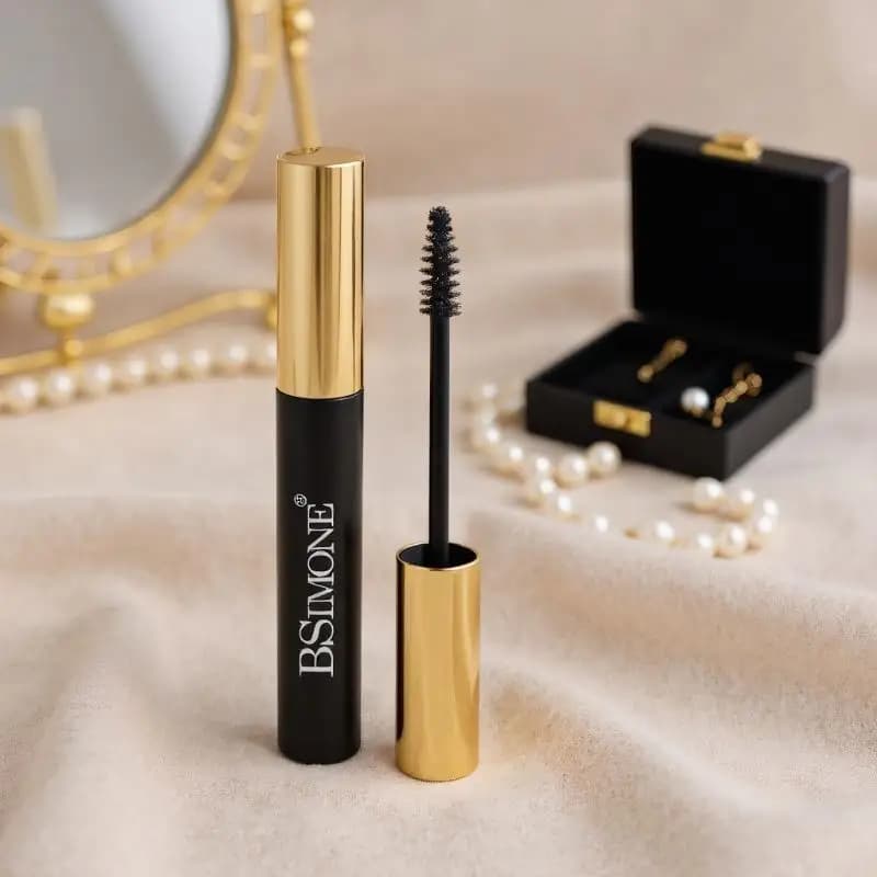 BSIMONE Mascara Volumizzante Unisex Impermeabile Lunga Durata Anti-sbavature Facile da Applicare Base e Fissaggio per il Trucco Occhi