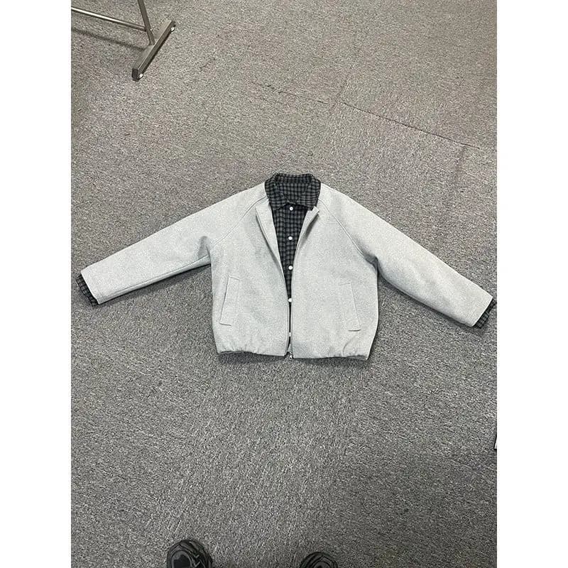 Giacca in Misto Lana da Uomo, Casual, Mini, Piccola, Sottile, Leggera, Sottile, Sottile, Microscopica, Minuscola