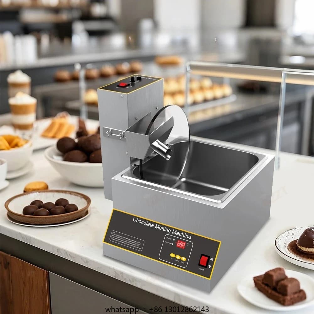 Frullatore elettrico per cioccolato 8L/12KG Macchina per sciogliere e riscaldare il cioccolato Dispenser commerciale per cioccolato 110V-220V