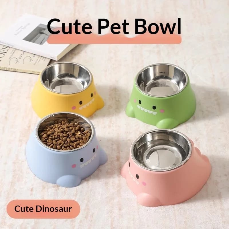 Ciotola per gatti e cani in acciaio inossidabile, ciotola antiurto per cibo e acqua, ciotola per cuccioli, forniture per animali domestici, distribuzione all'ingrosso