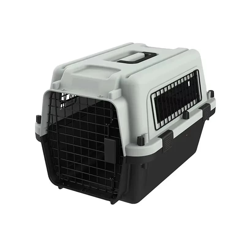 DEM/DOM Available Airline Transport Tray Plastic Cat Box Luxury Large Kennel on Wheel Pet Travel Carrier Cage Tall Heavy Dog
