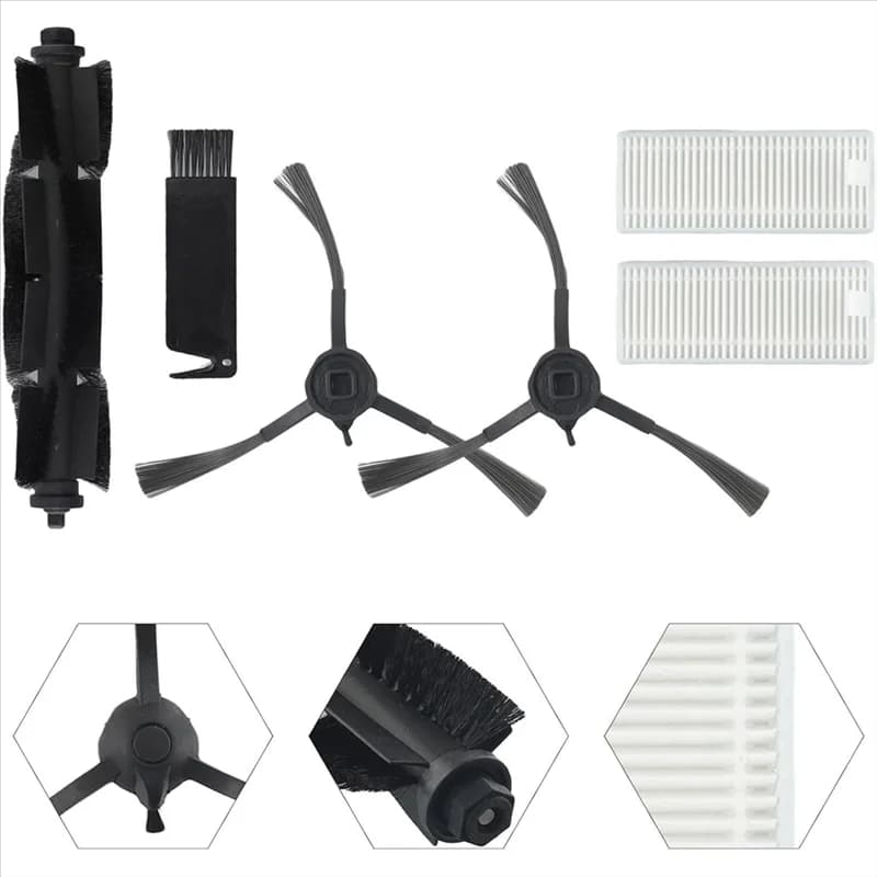 EMECE-Parti di ricambio per 360 S8 S8 Plus Parti per aspirapolvere Kit di accessori per spazzole laterali principali