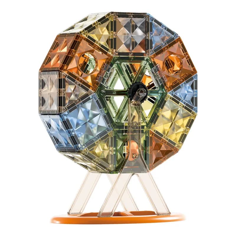 Magic Diamond Magnetic Building Blocks regalo giocattolo Set di costruzioni fai da te piastrelle a blocchi magnetici per bambini giocattolo magnetico educativo Montessori