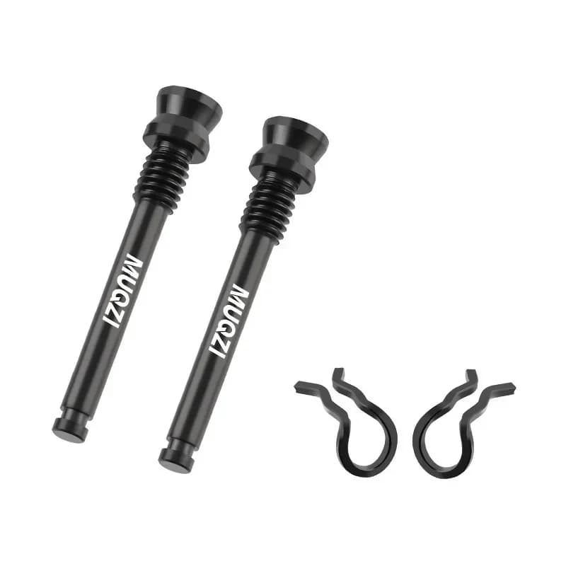 1/2 pz. Bulloni per pinza freno a disco in titanio, leggeri, viti di montaggio M4 con clip per fissaggio pastiglie freno bici da strada/MTB
