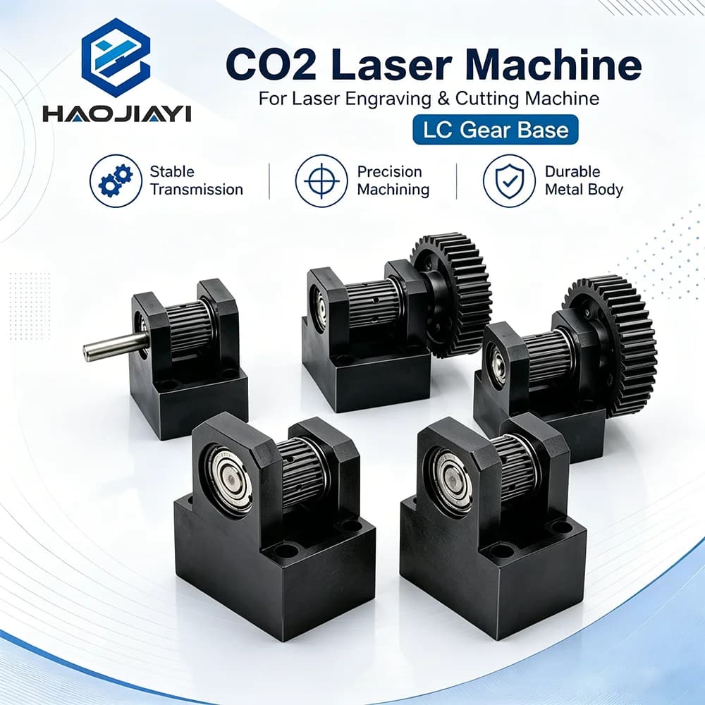LC Gear Base Assembly Set for CO2 Laser Engraving Cutting Machine Motion Transmission Replacement Parts for Drive System