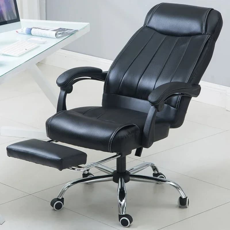 Sedia per computer multifunzionale Sedia per ufficio domestico Sedia reclinabile per dirigenti Sedia da gioco Sedia girevole moderna e semplice Sedile ergonomico