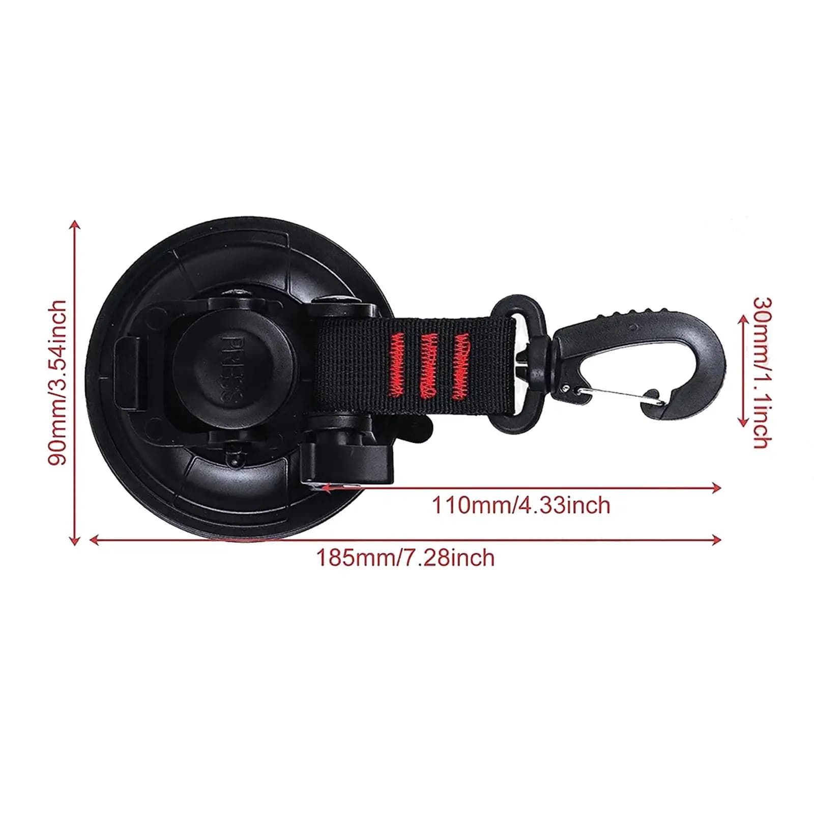 4x Suction Cup Anchor Tent Hook for Awning Canopy Boat Camping Tarp