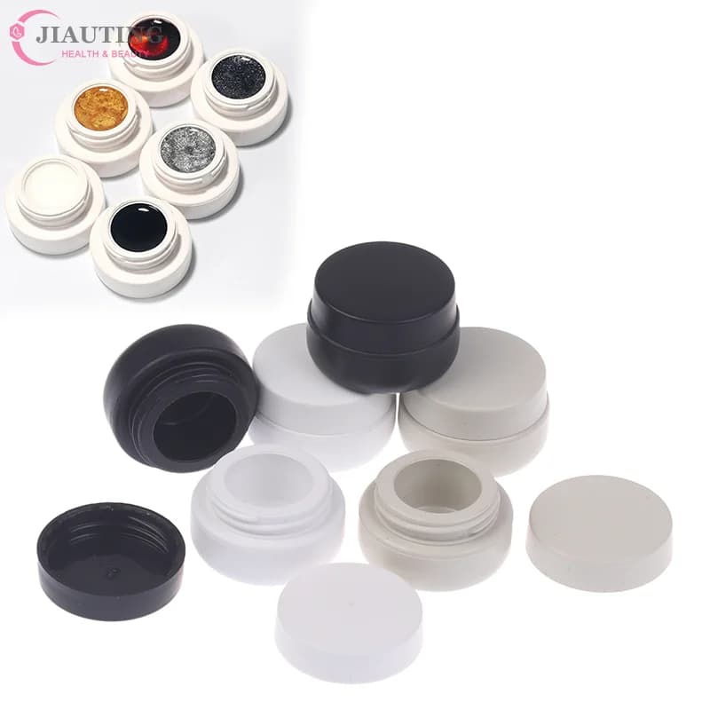 Contenitore Portatile in Plastica da 2-2,5 ml per Gel UV e Smalto, Scatola Organizzatrice per Manicure