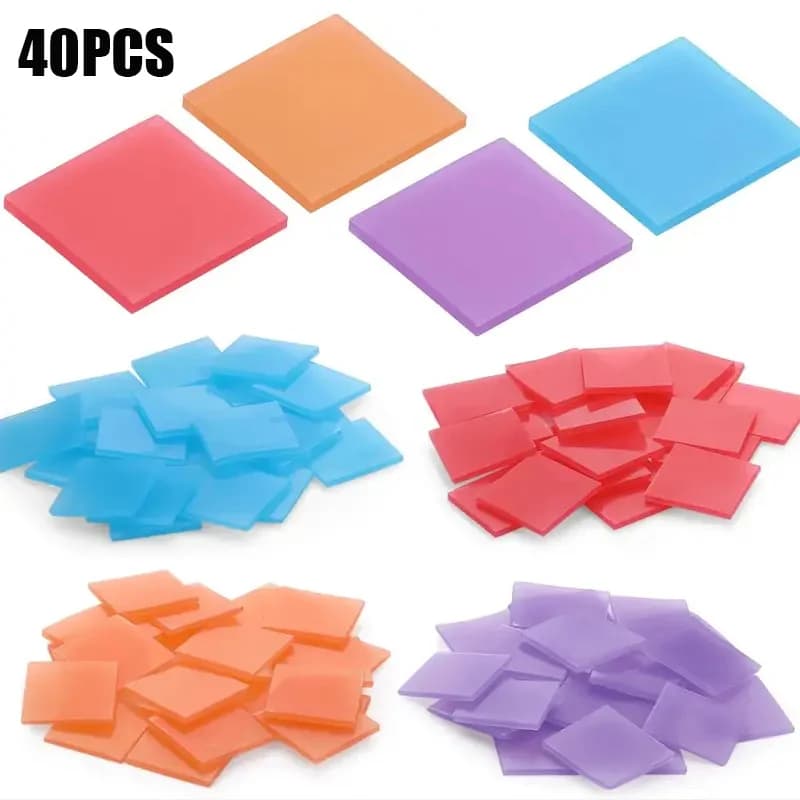40 Pezzi di Cera per Pittura Diamantata, Cera per Nail Art, Accessori per Strumenti Fai-da-Te per Pittura Diamantata