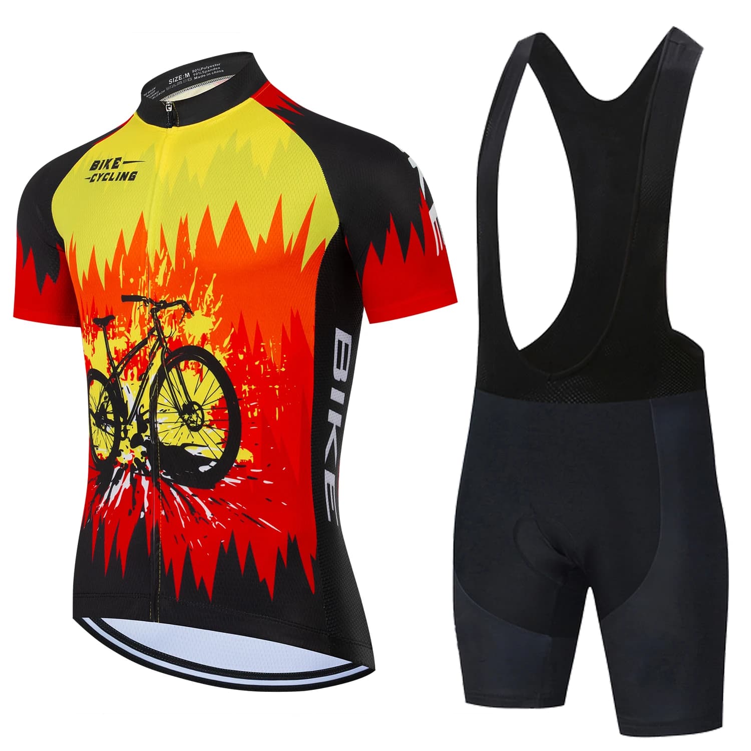 Cycling Clothes Mtb Male Clothing Equipment Man Professional Shirt Shorts Men Jumper Summer Bike Jersey Bib Men's Tricuta