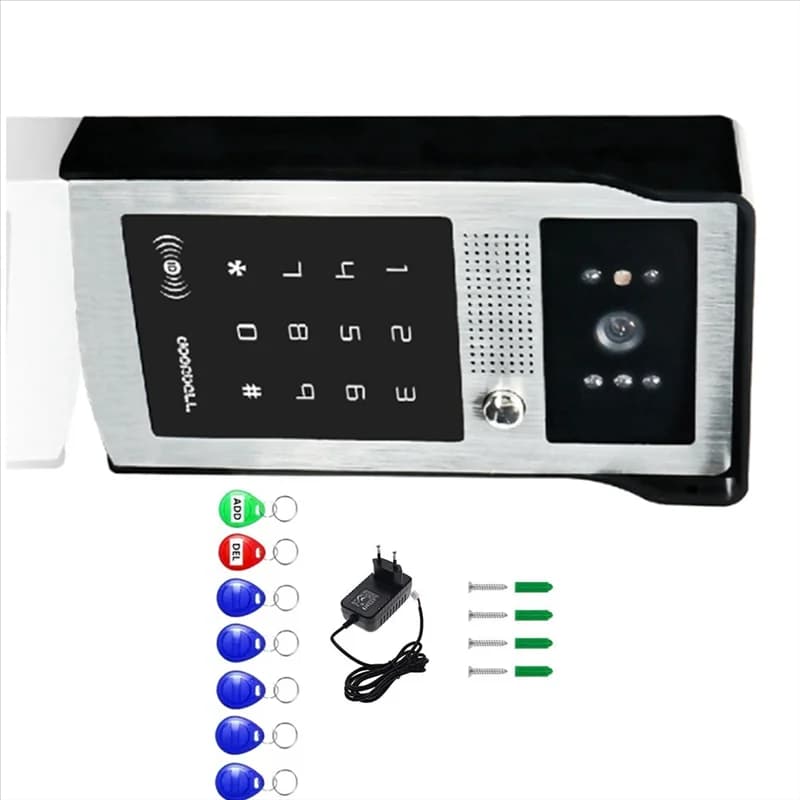 CABE-Tuya Smart Wifi Videocitofono Campanello System1080p Citofono senza fili Telecamera WIFI esterna Scheda RFID per la sicurezza domestica EU