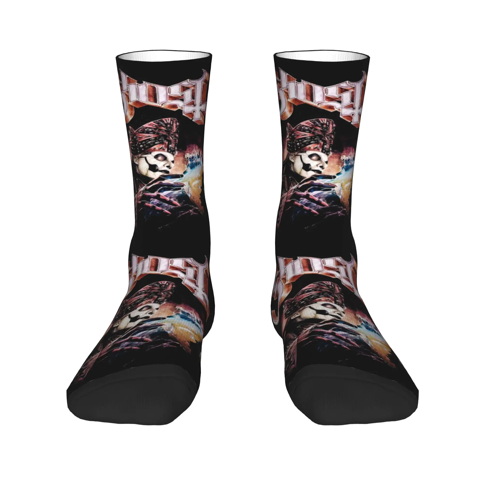 Calzini da uomo e da donna della band rock Ghost Heavy Metal, calzini unisex con stampa 3D Kawaii