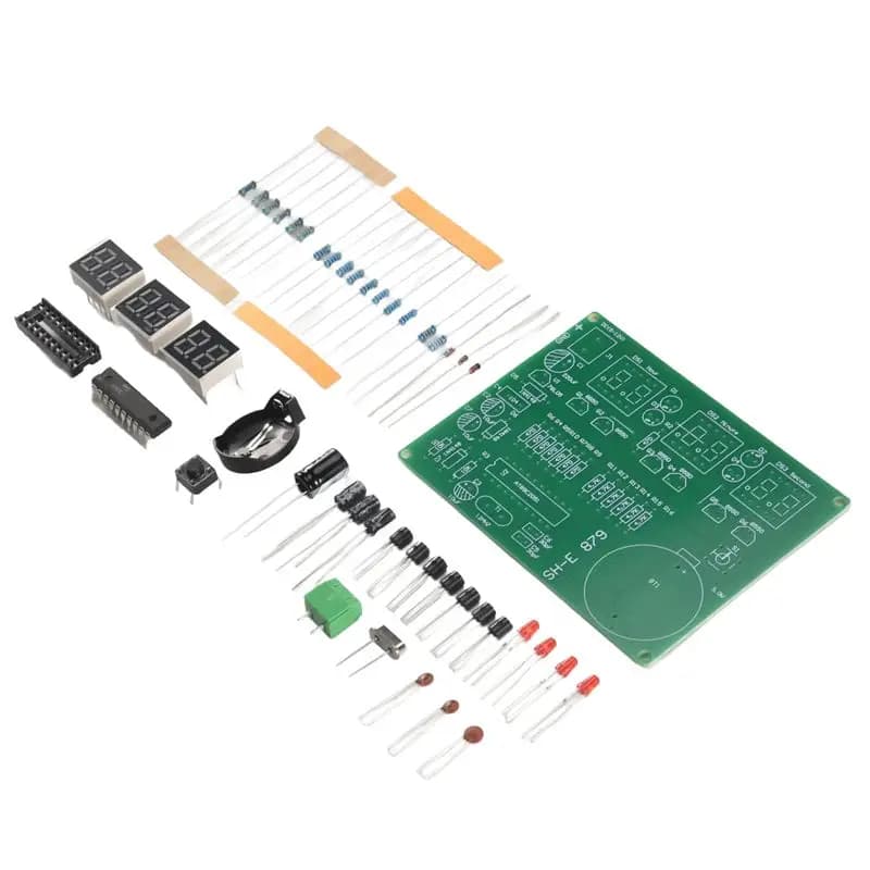 Novità! Kit Fai-da-Te per Orologio Elettronico con Display LED a 6 Cifre AT89C2051 Ricevitore per Arduino Flux