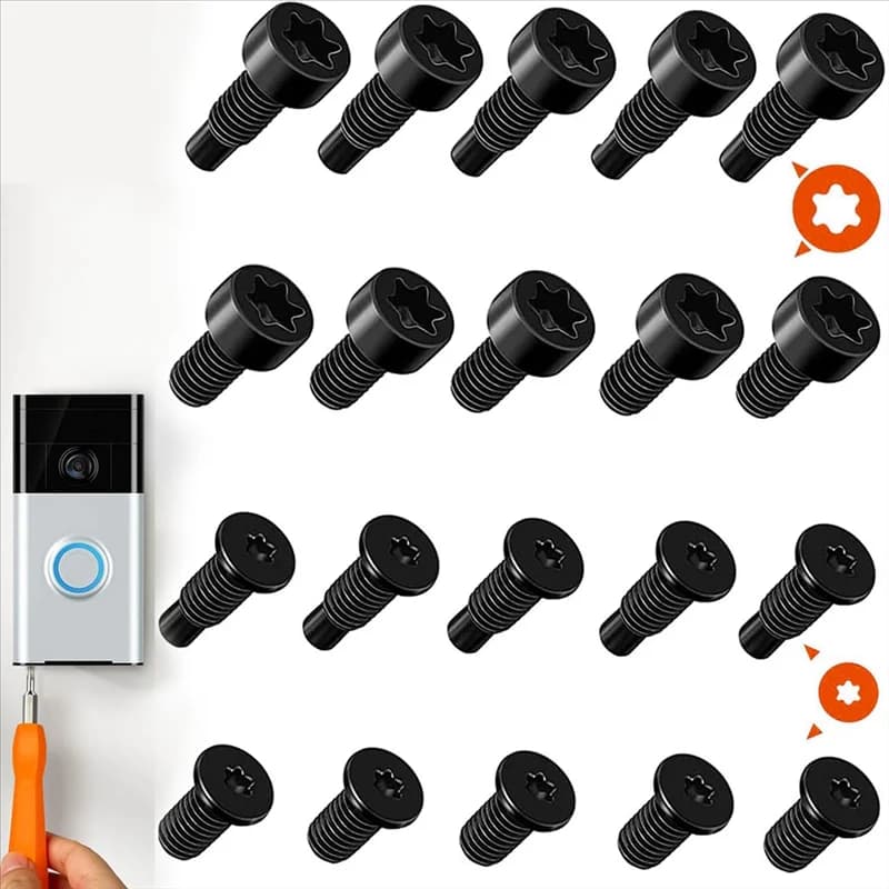 Viti per campanello video B84B, viti di ricambio per campanello video, viti di sicurezza compatibili con il videocitofono