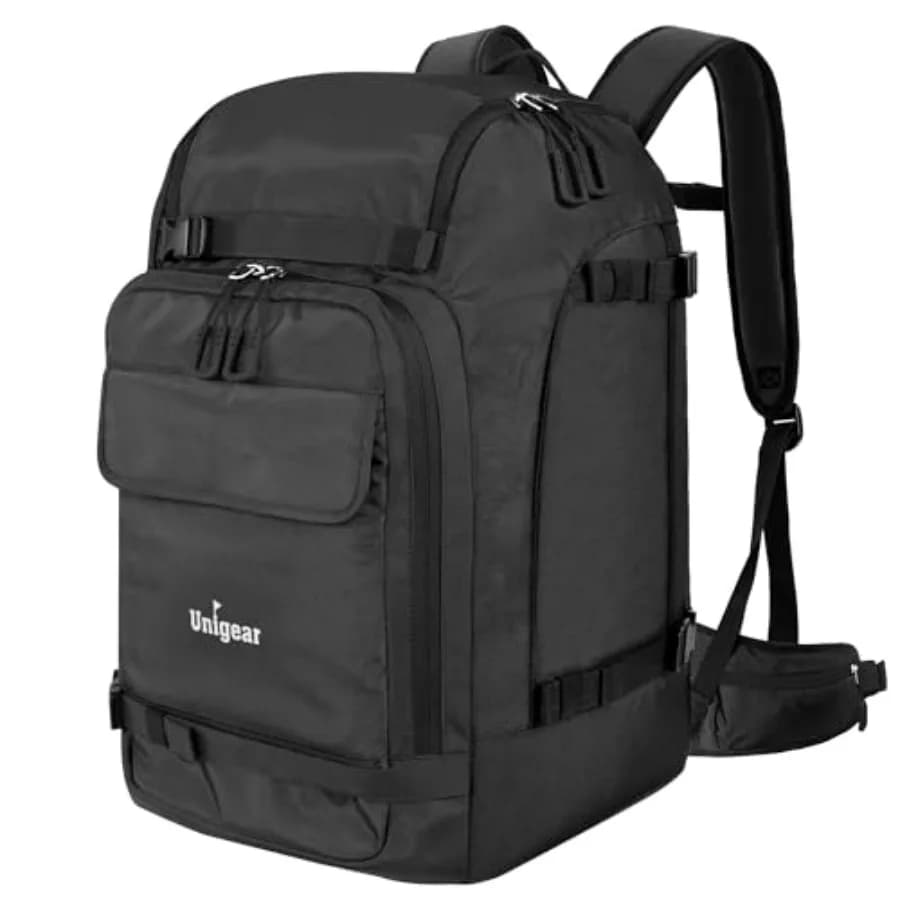 Zaino Portasci 50L/70L per Casco, Occhiali, Guanti, Sci, Snowboard e Accessori