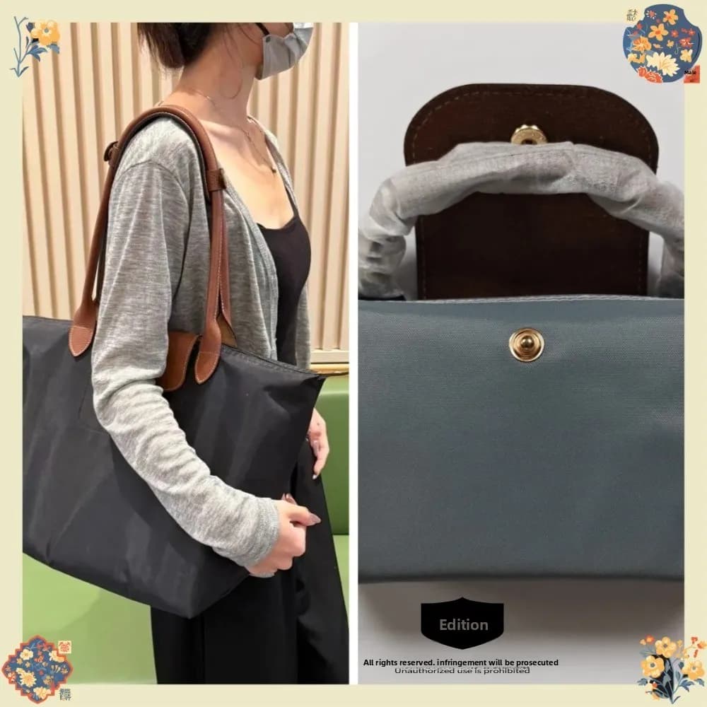 Borsa a tracolla senza fori con tracolla, nuova borsa a tracolla in nylon per cellulare