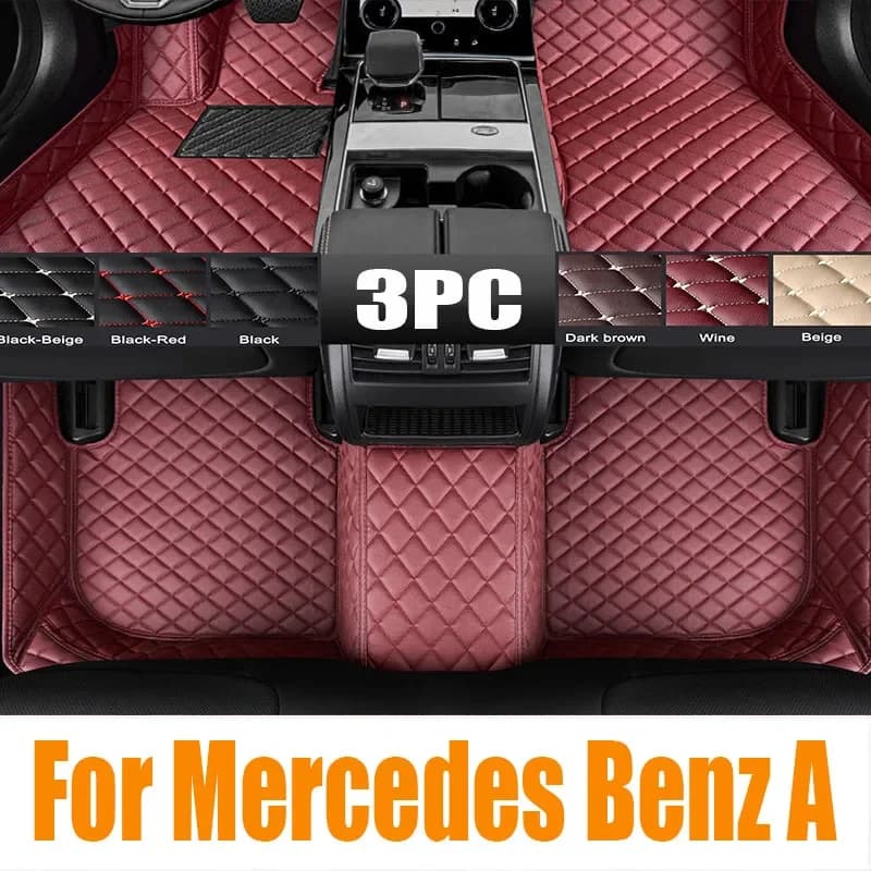 Originale Per Mercedes Benz Classe A W176 Accessori 2013 ~ 2018 Tappetini per bagagliaio di un'auto Cuscino Fodera Vassoio 3D TPE Materiale Proteggi Pavimento S