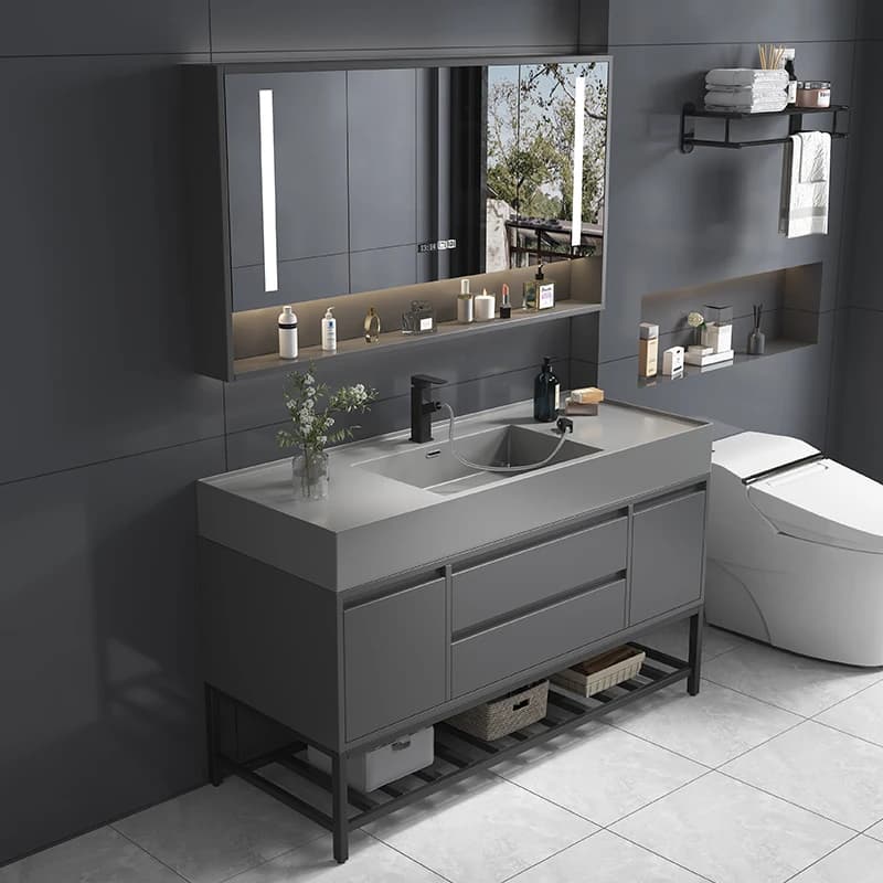 Armadietto da bagno di lusso per la cura della pelle, organizer, scaffali, divisori per WC, armadio di carta, mobili moderni per hotel Gabinete