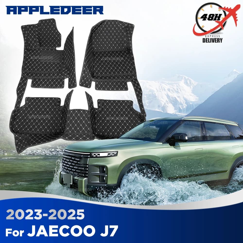 Tappetini Auto Personalizzati per JAECOO J7 2023-2025 2024, Copertura Tappeto Auto, Accessori Interni, Protezione e Ricambi