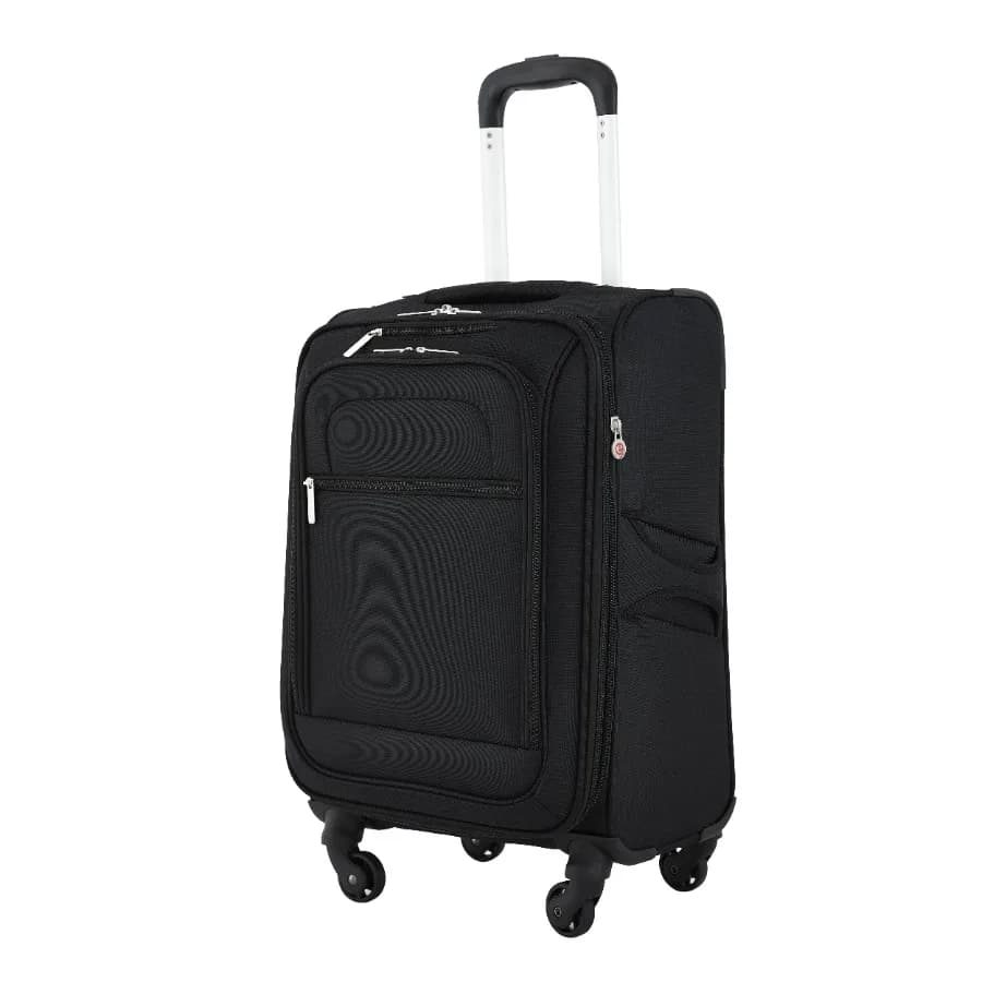 Arendale 20" Softside Expandable Rolling Spinner Carry-0n Luggage, Black