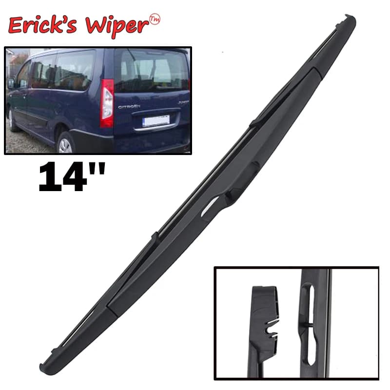 Erick's Wiper 14" Rear Wiper Blade For Citroen Jumpy Berlingo 2008 - 2016 Windshield Windscreen Tailgate Window Car Rain Brush