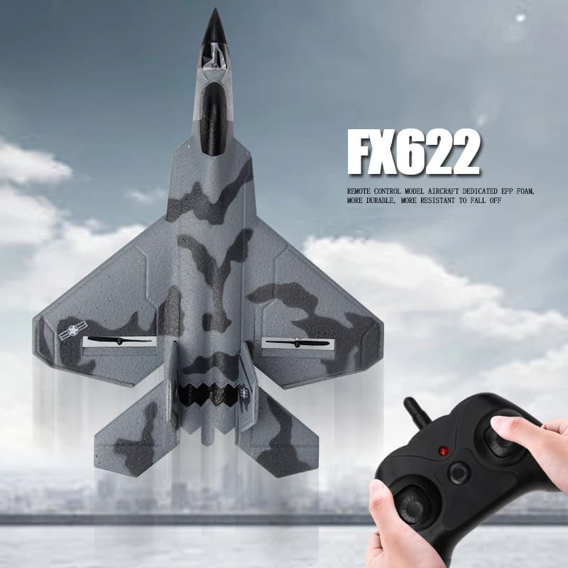 2.4G aliante RC Drone F22 SU35 ala fissa aereo lancio a mano schiuma Dron telecomando elettrico Outdoor RC aereo giocattoli per ragazzi