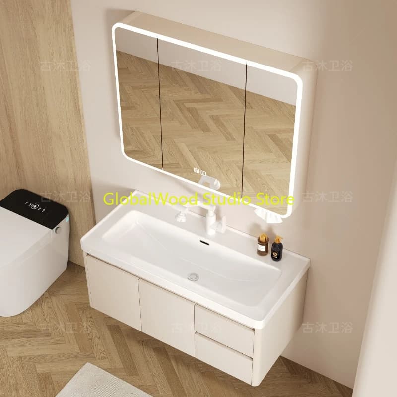 Armadietto da bagno Armadi salvaspazio per riporre mobili ausiliari per kit da bagno con armadietto a specchio per scaffali da doccia