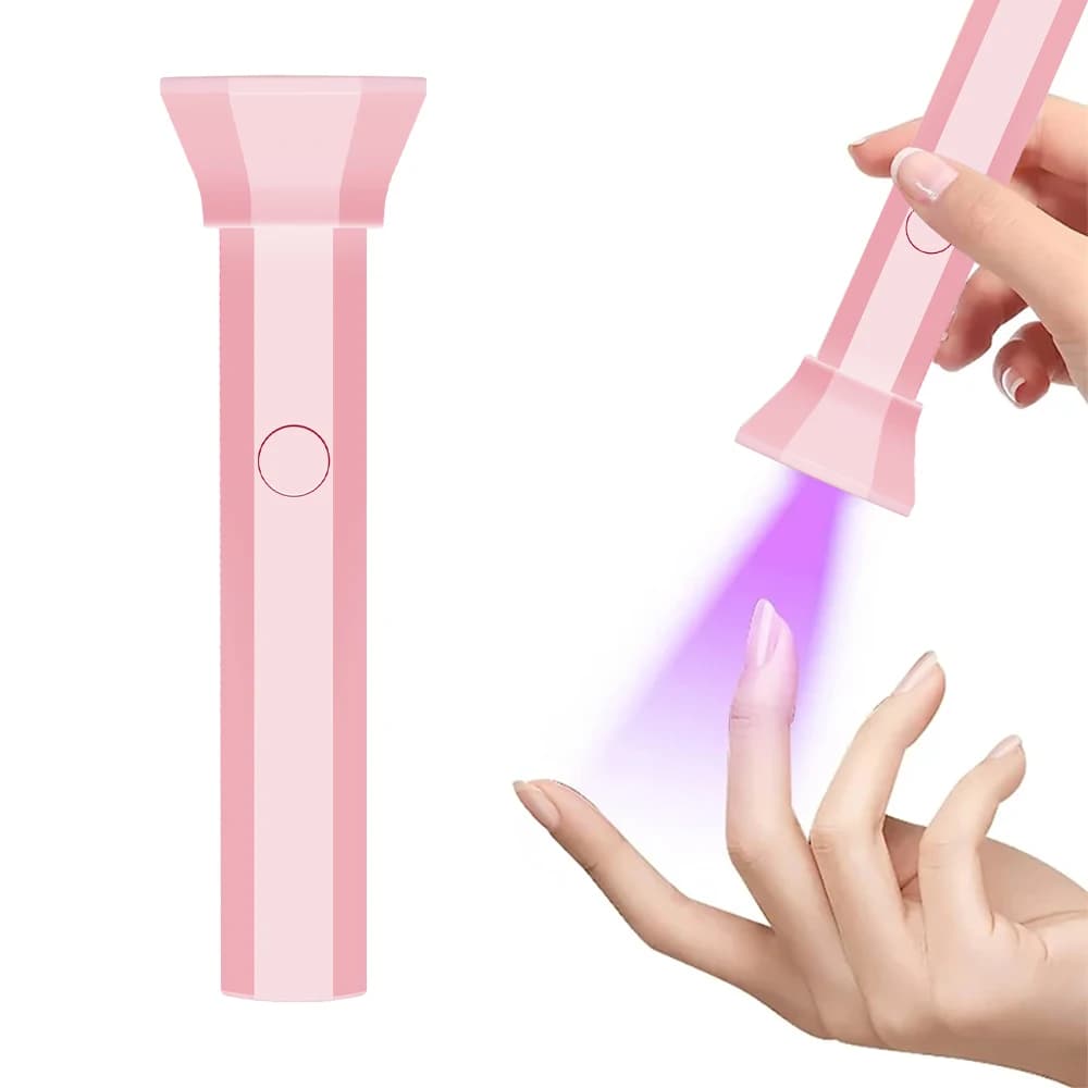 YIKOOLIN Mini luce UV per unghie in Gel piccola luce per unghie per smalto Gel Manicure USB asciuga unghie per lampada per unghie a polimerizzazione rapida