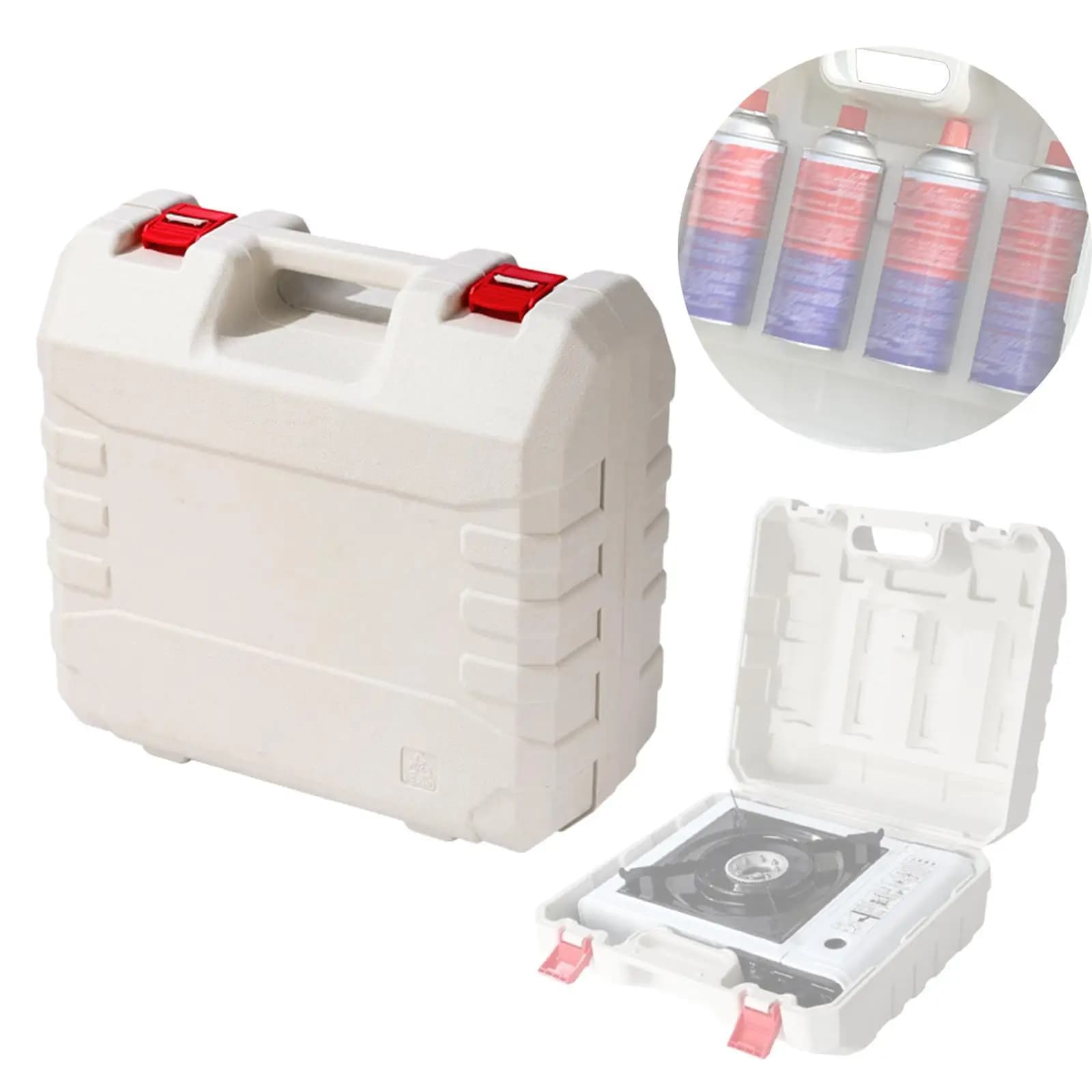 Borsa da trasporto per fornello da campeggio, custodia per barbecue, porta bombola rettangolare per cucina all'aperto, viaggi, eventi, escursioni