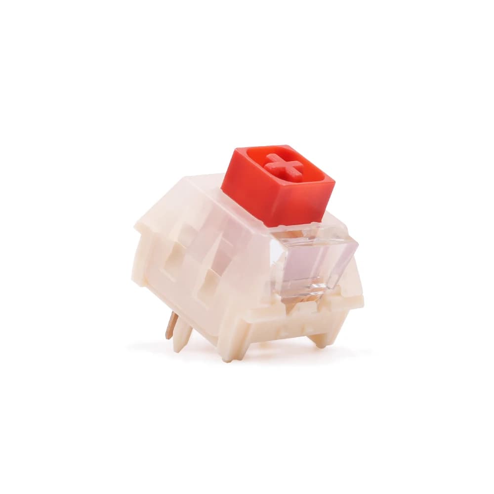 Kailh Red Bean Pudding 45gf 3pin Switch Mechanical Keyboard Light Guide Post Switch Linear