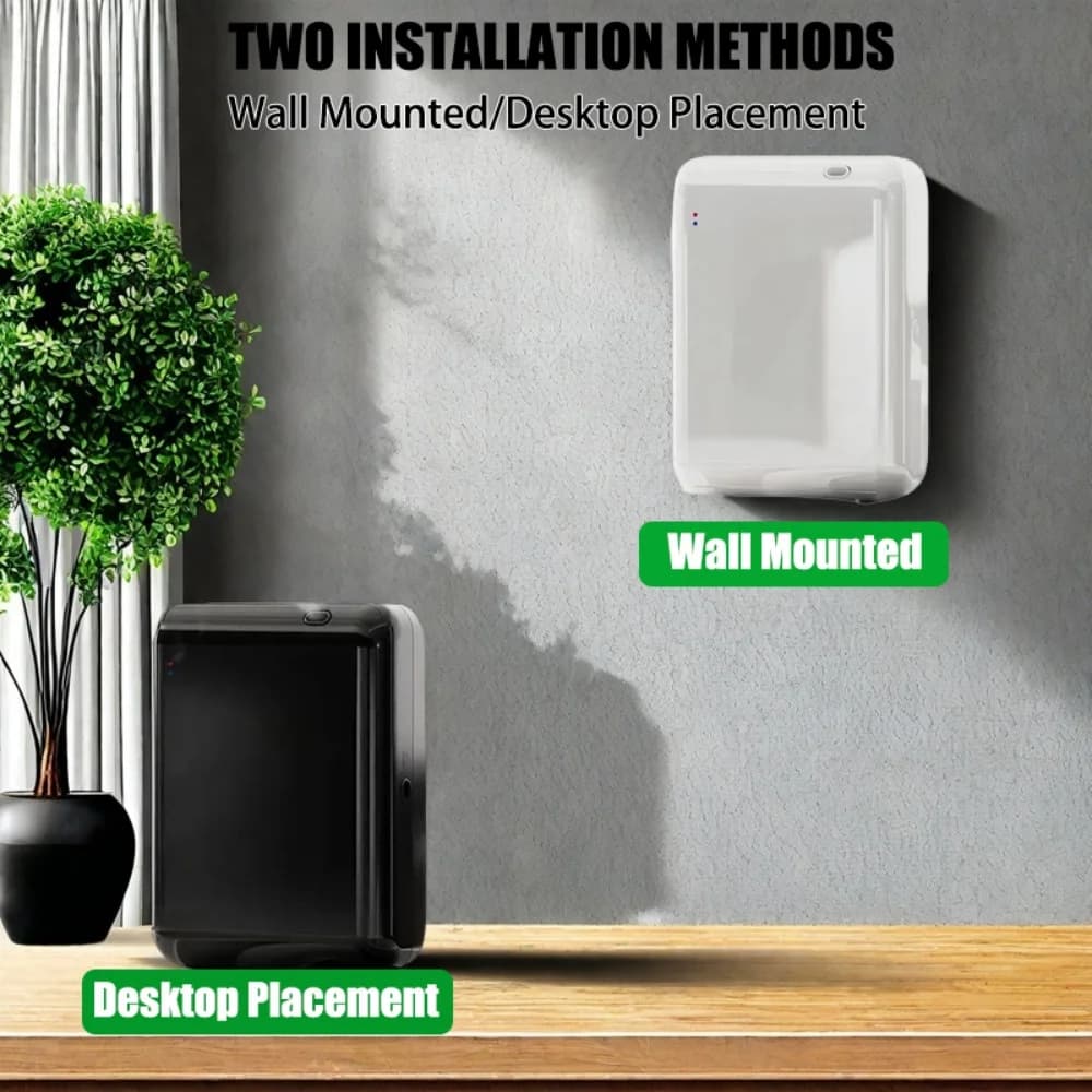 Diffusore di aromi Copertura 300m3 Odore elettrico per la casa Fragranza Batteria Diffusore senz'acqua Controllo Bluetooth Deodorante per ambienti