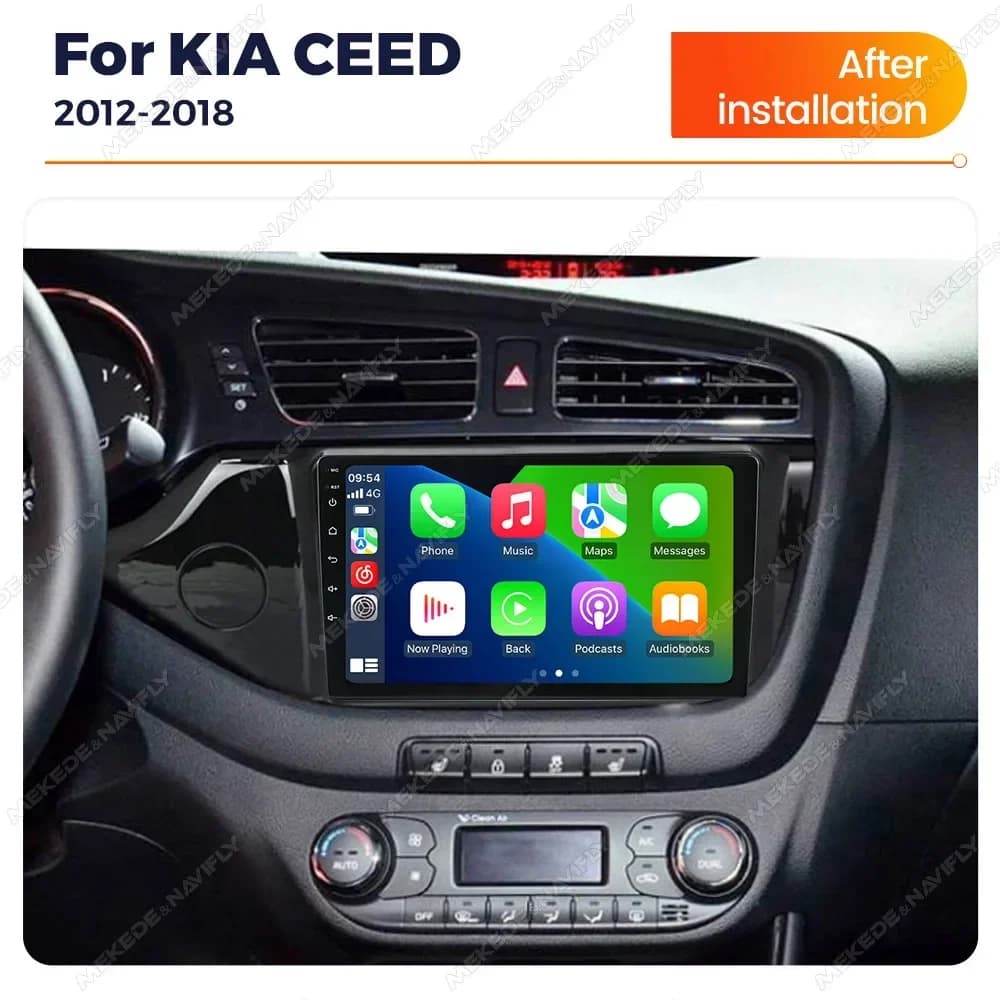 MEKEDE 2 Din Autoradio Carplay AUTO GPS MP5 Per KIA CEED JD Cee'd 2012-2018 Auto Stereo Lettore Multimediale auto sistemi intelligenti