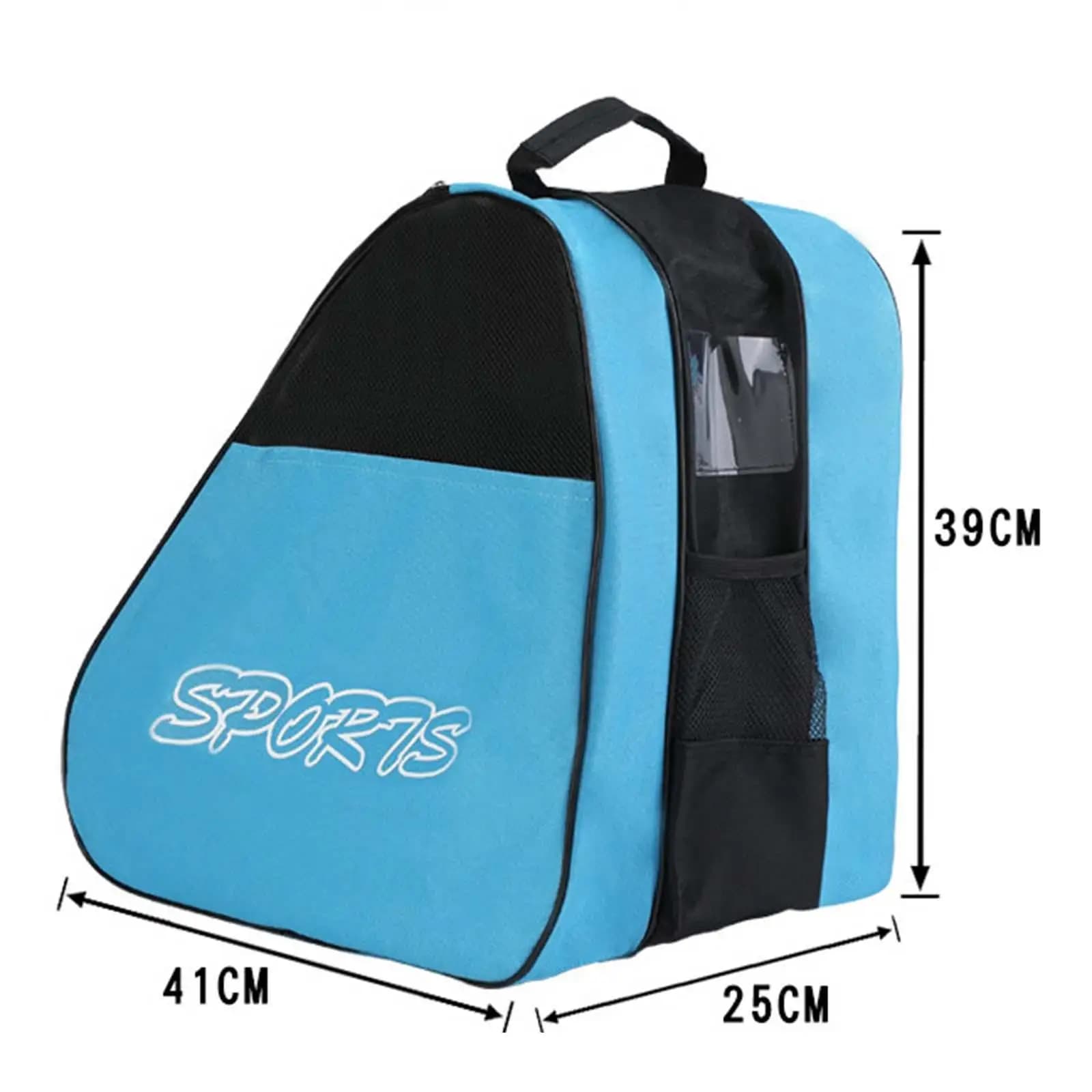 Borsa per Pattini in Linea Impermeabile in Nylon con Scomparti, Zaino Sportivo per Pattinaggio per Bambini e Adulti